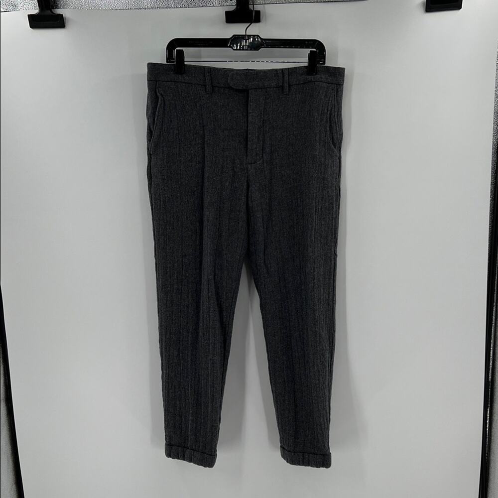 J. Crew Men's Classic creased trouser in Japanese wool blend - Gray - 34